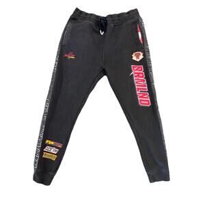 Rare Dreamland Graphic Joggers Patches Logo Ankle Men Size XL Read Description